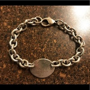 Tiffany&Company oval tag bracelet